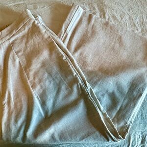 Banana Republic Beige Linen Blend Trousers